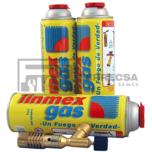SOPLETE DE GAS LIN-MEX 3 TANQUES Y BOQUILLA G-3 1150