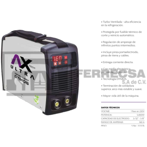 INVERSOR P/ELECTRODO ULTRA 160A/220 AXT 11160/220