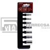 JGO DADOS TORX HEMBRA 1/4"-3/8" E6-E16 8PZA 1012-08E