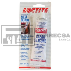 SILICON ALTA TRANSPARENTE 70 ML 285952 (12) LOCTITE