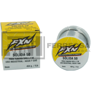 SOLDADURA SOLIDA 50 1 LBR 454GRM FXN (12)*